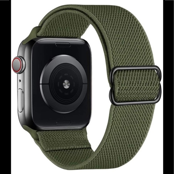 Olive Apple Watch band Nylon New - Picture 1 of 5